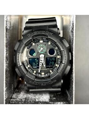 Casio G-Shock GA100MB-1A Men's Black Analog Digital Shock NIBWT